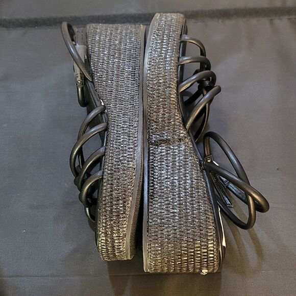 BRAND NEW DKNY CYRILLA ESPADRILLE WEDGE SANDAL - Picture 11 of 14